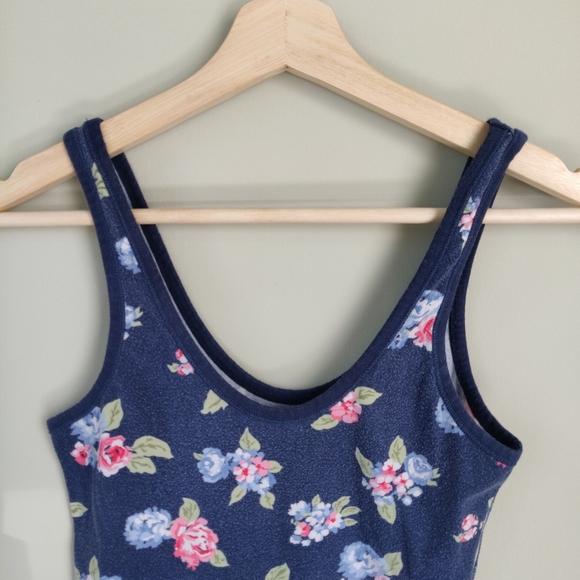 Abercrombie & Fitch Floral Stretchy Tank Top XL - Picture 4 of 9